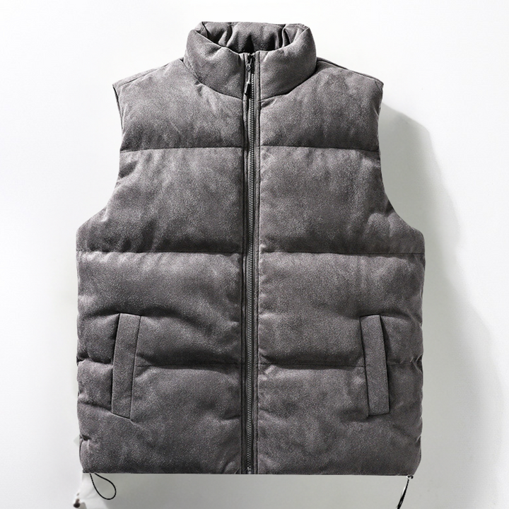 KAWIKA - Stilvolle ärmellose Strickjacke für den modernen Mann