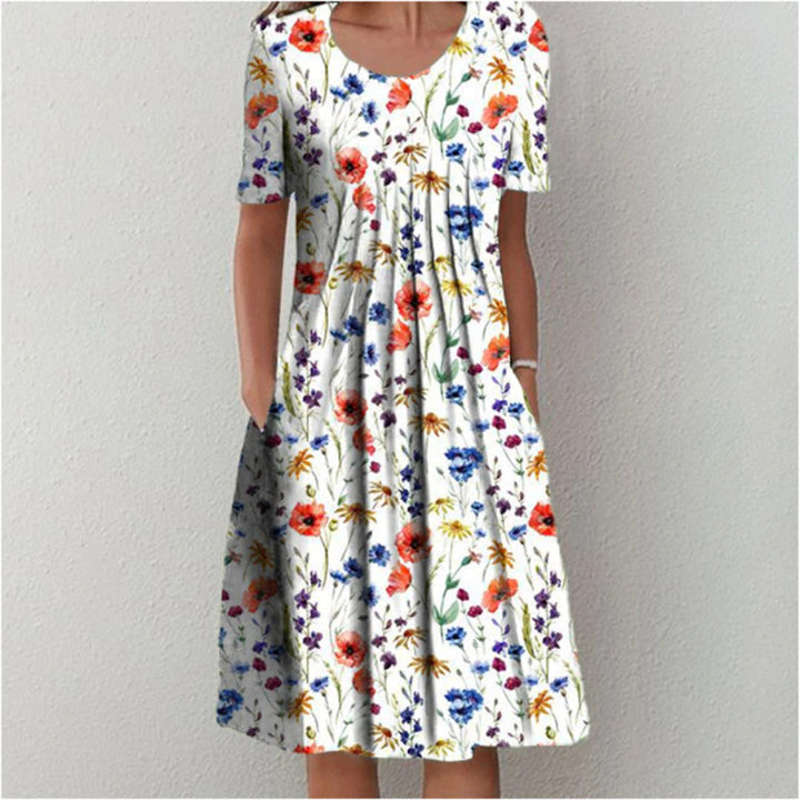 EBERTA - Stylish floral casual dress