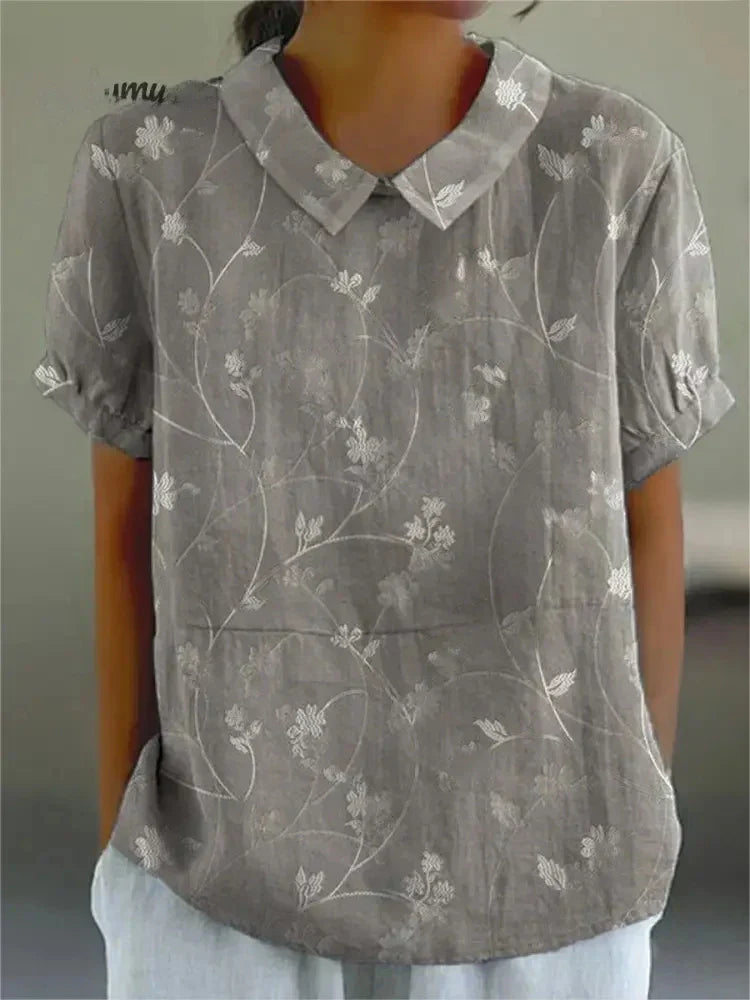 Mia™ - Blouse fleurie chic