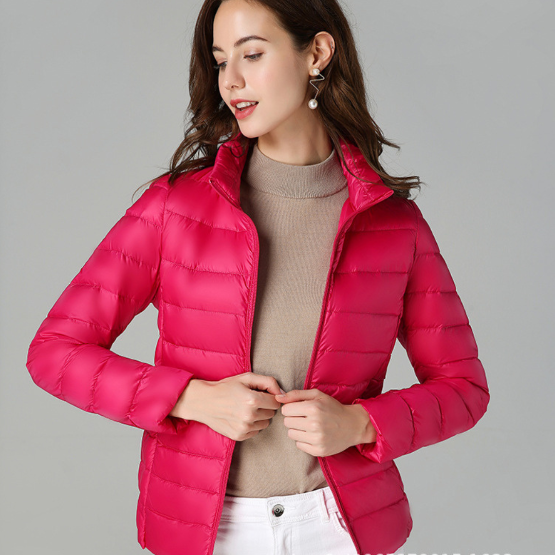 Sophie™ - Jacket made of soft cotton down material