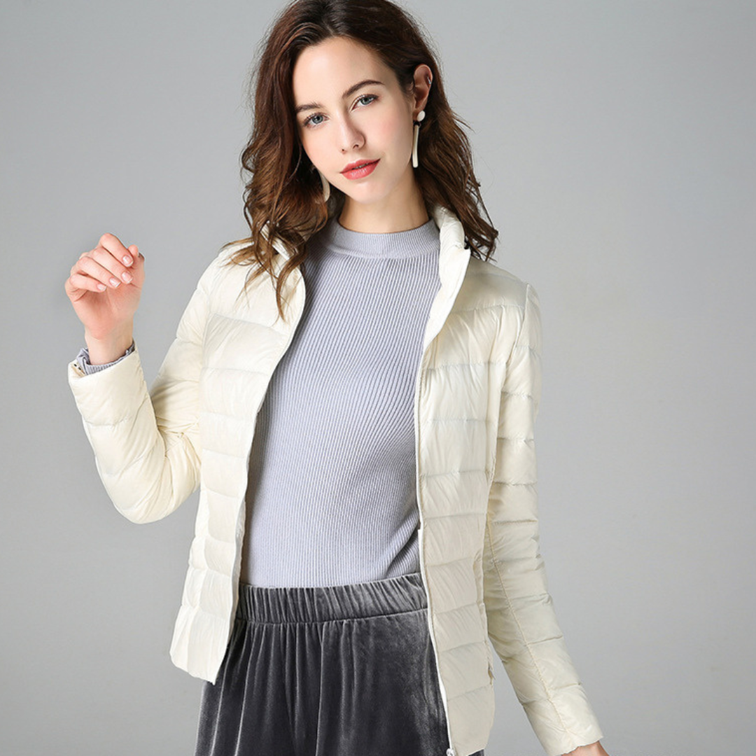 Sophie™ - Jacket made of soft cotton down material
