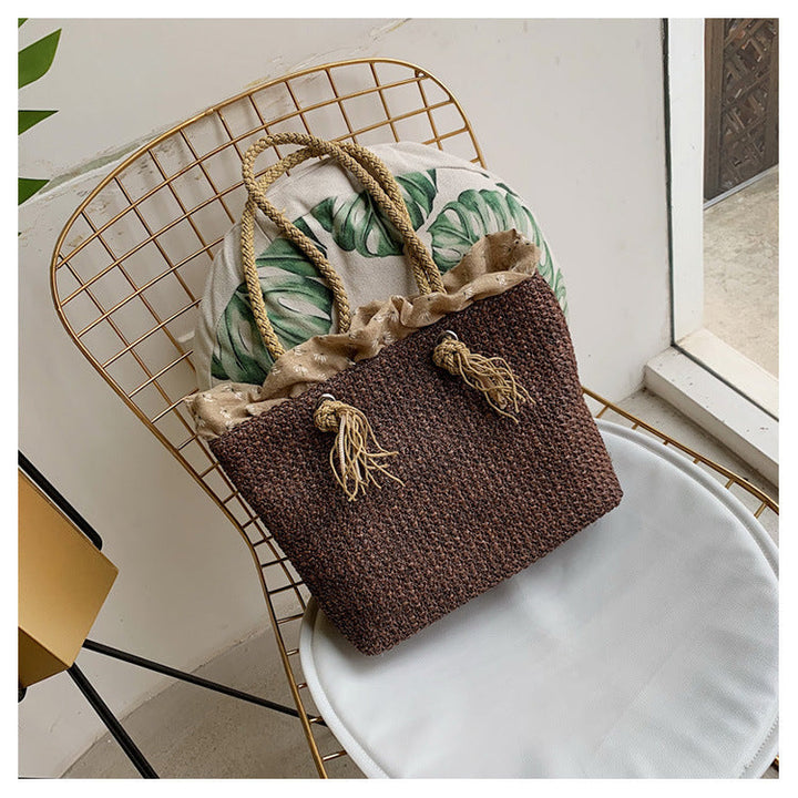 Louisa - Sac fourre-tout tissé à la main stylé pour femmes