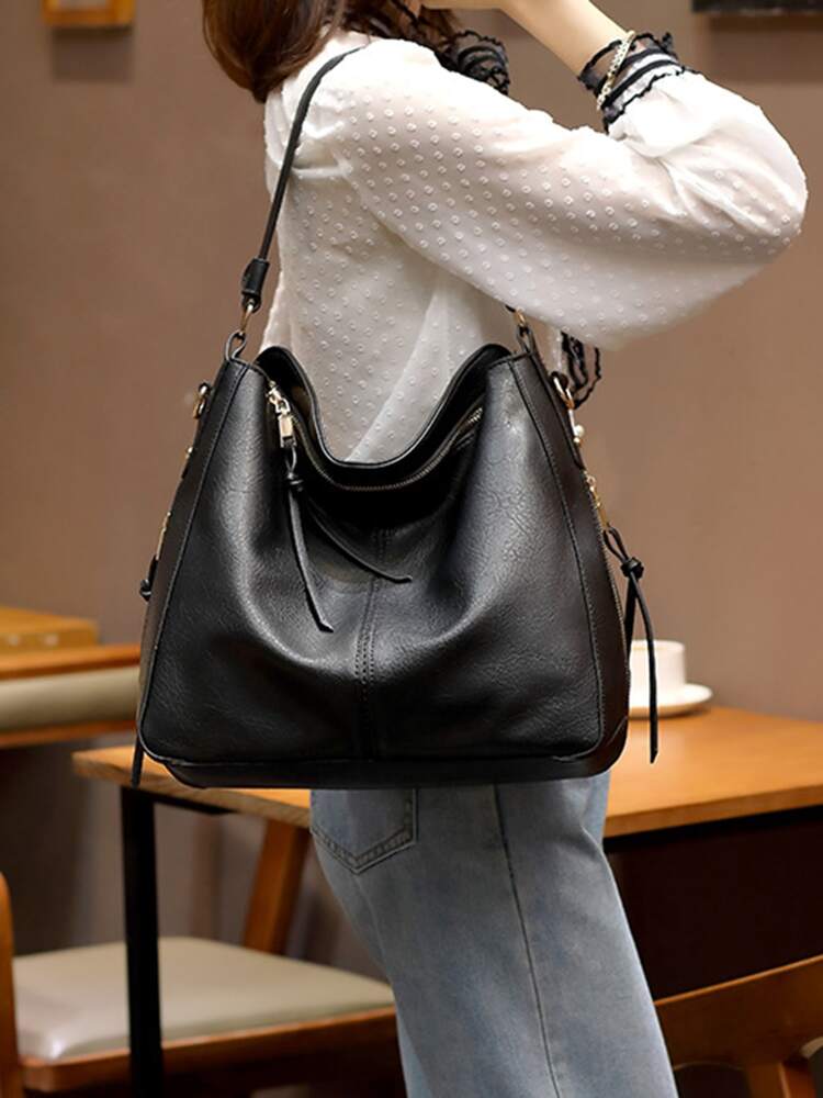 Jacky - Sac d'été élégant et spacieux en cuir pour femmes