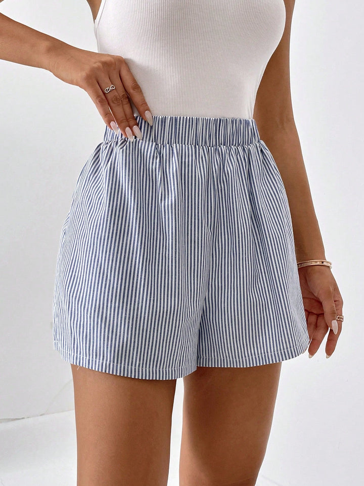 Blythe - Fashionable striped casual summer shorts for women