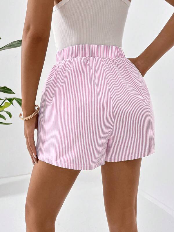 Blythe - Fashionable striped casual summer shorts for women