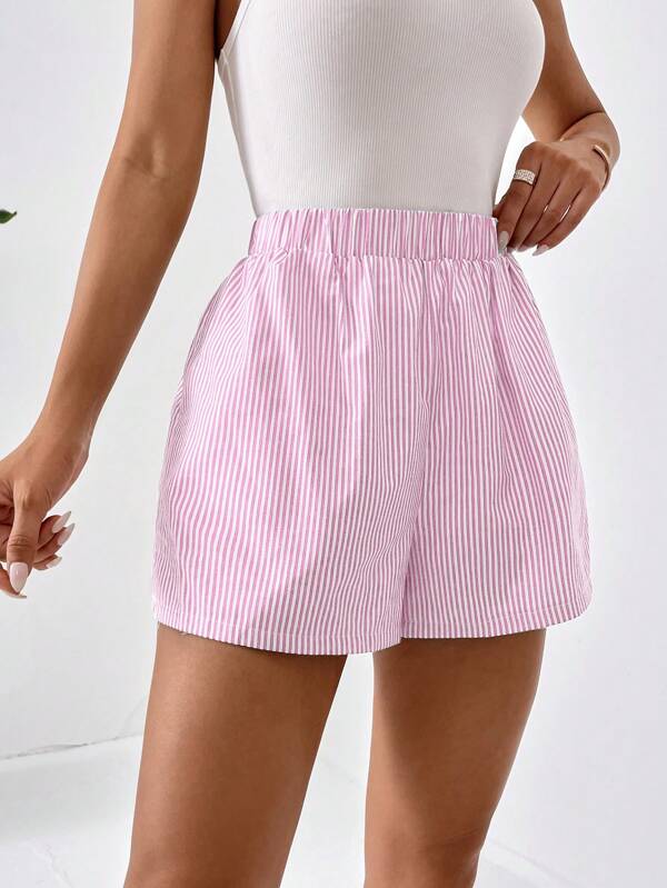 Blythe - Fashionable striped casual summer shorts for women