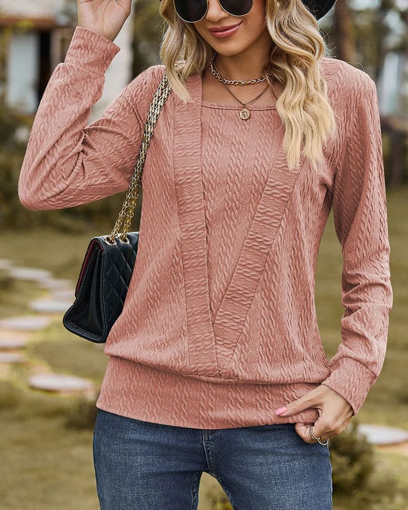 Amiyah - Elegante Langarmbluse für einen stilvollen Herbstlook für Frauen