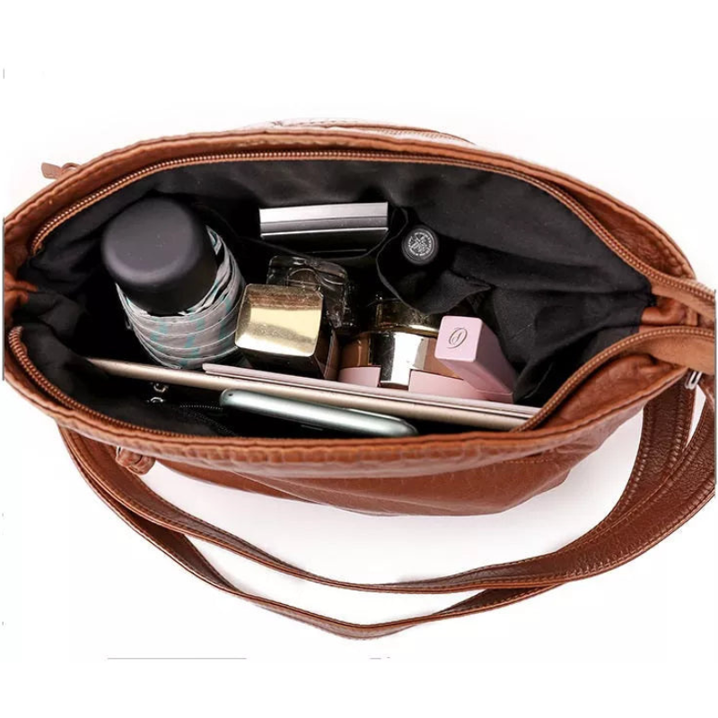 Lina™ - Premium-Leder Schultertasche
