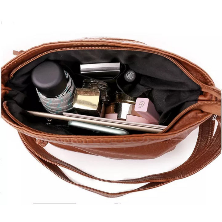 Lina™ - Premium-Leder Schultertasche