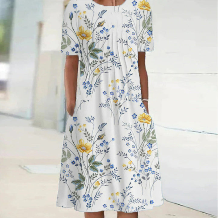 EBERTA - Stylish floral casual dress