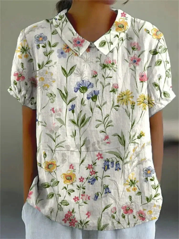Mia™ - Blouse fleurie chic