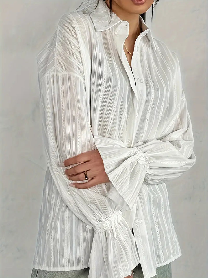 Delilah - Blouse élégante à manches longues pour femmes au style automnal