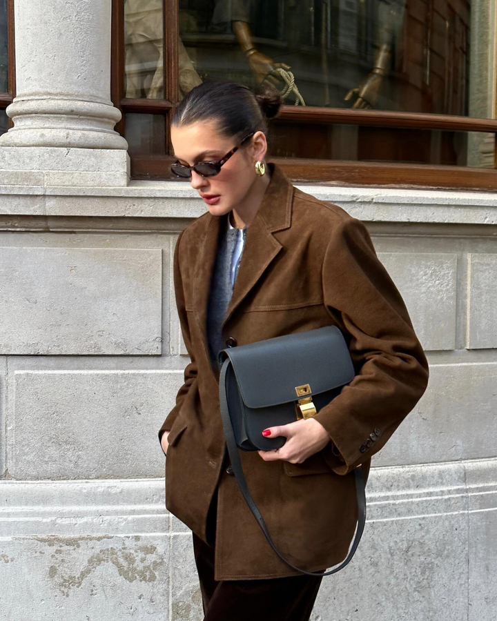 Anna™ - Blazer élégant en daim
