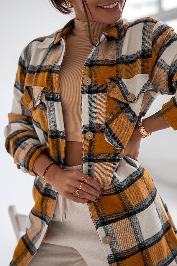 Marga - Blouse à carreaux élégante et confortable pour femmes