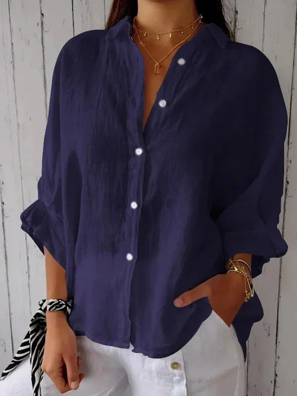 Lena - Chemise d'été élégante et confortable, féminine pour un look rafraîchissant