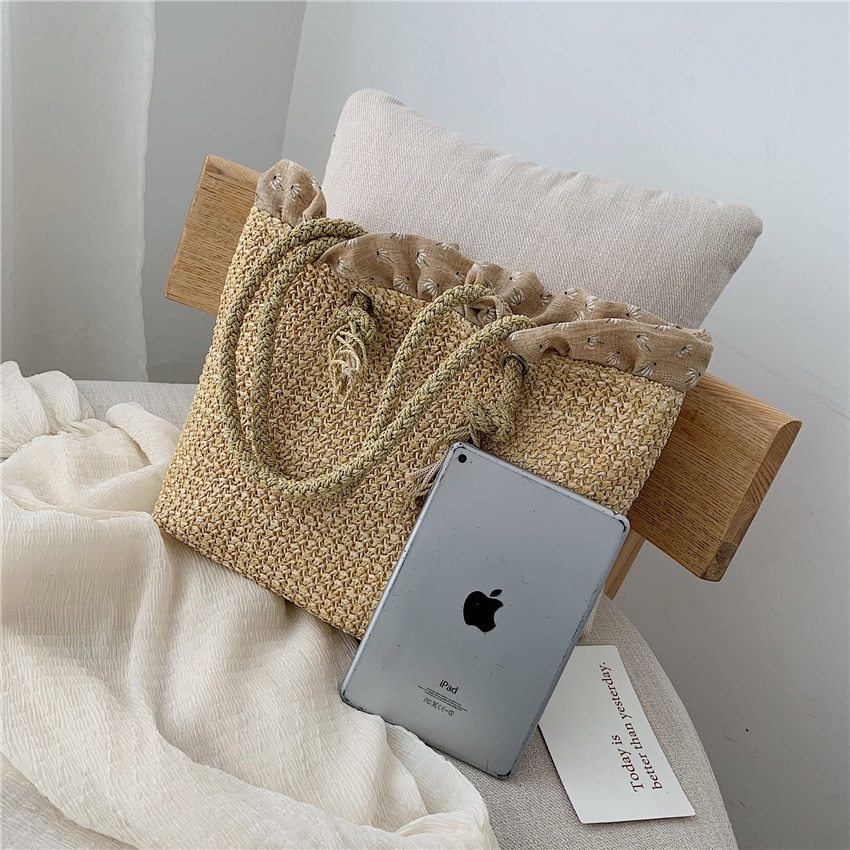 Louisa - Sac fourre-tout tissé à la main stylé pour femmes