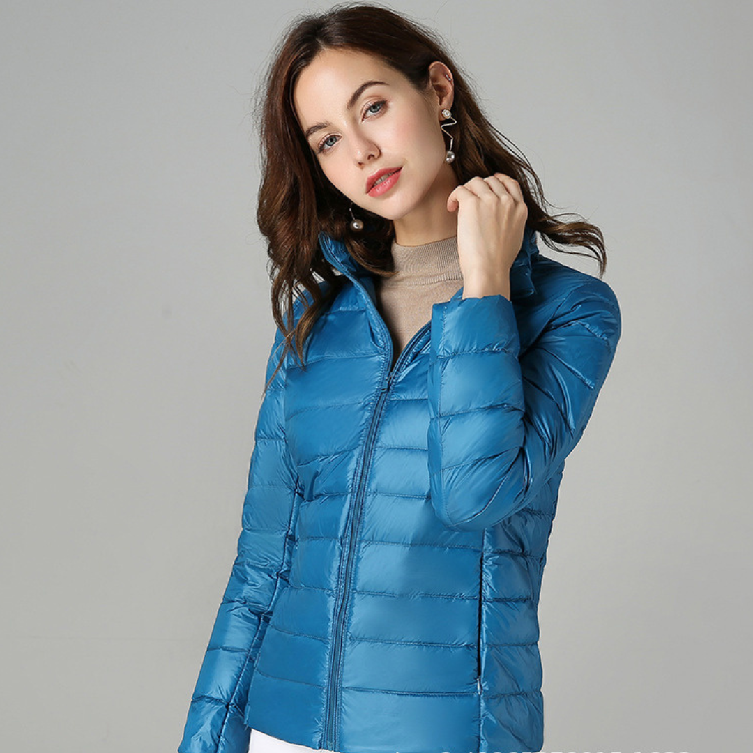 Sophie™ - Jacket made of soft cotton down material