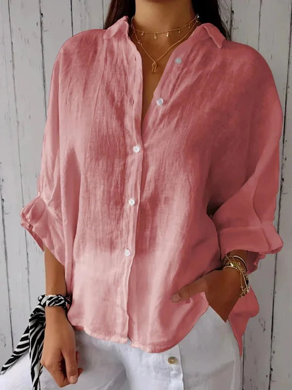 Lena - Chemise d'été élégante et confortable, féminine pour un look rafraîchissant