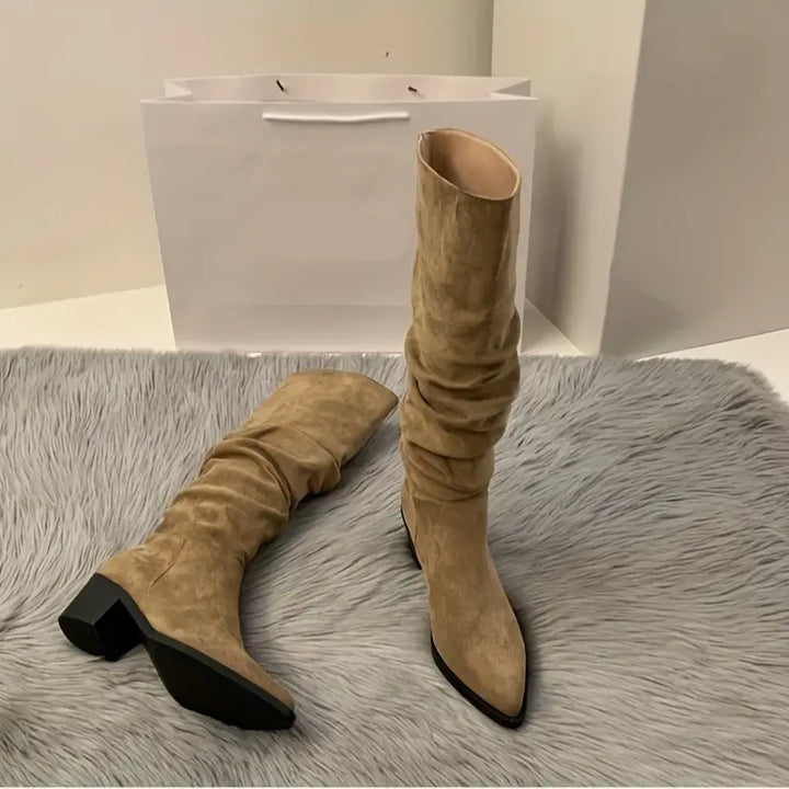 Stylish Mid-Calf Women's Boots by Daphne