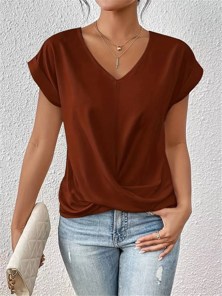 Lia™ - T-shirt stylé à manches courtes