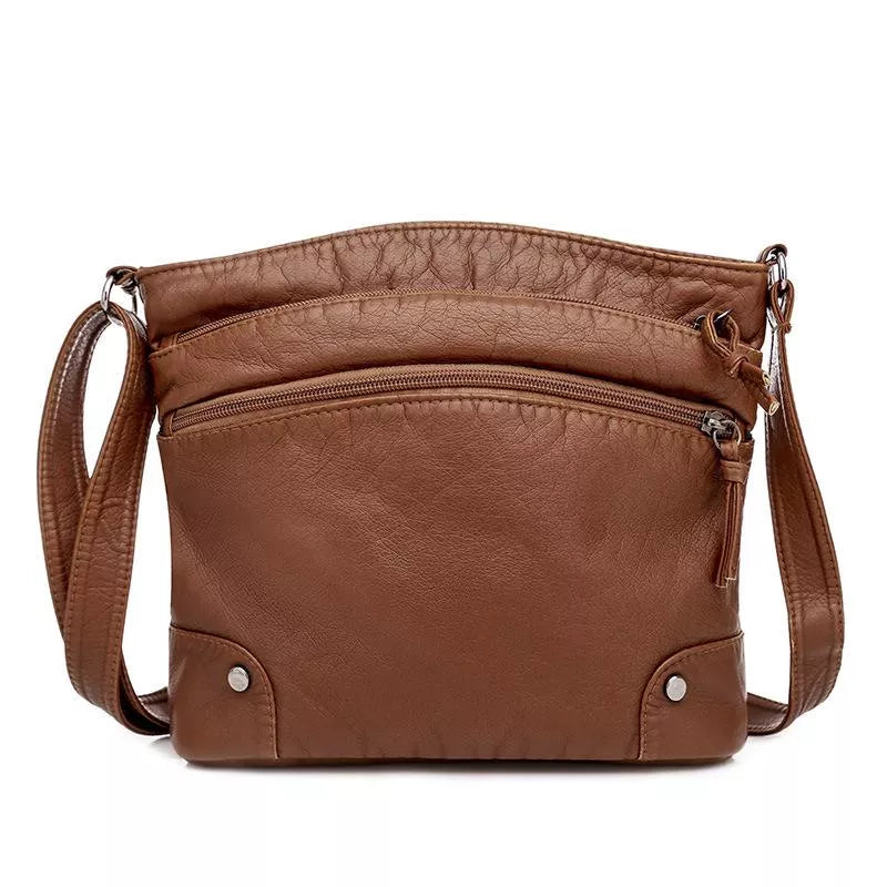 Lina™ - Premium-Leder Schultertasche