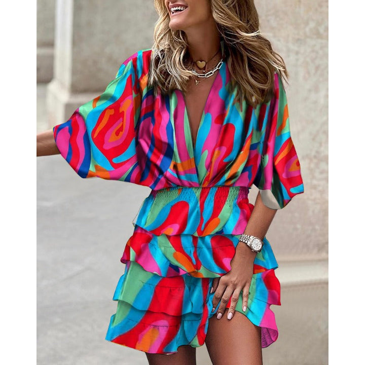 Lia™ – Robe élégante colorée