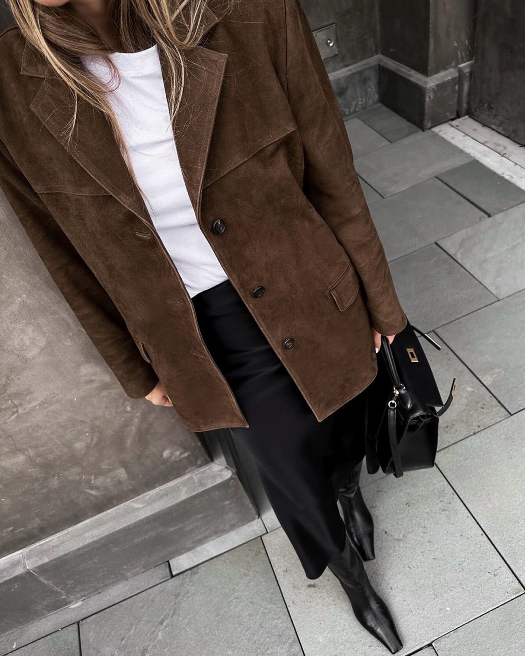Anna™ - Blazer élégant en daim