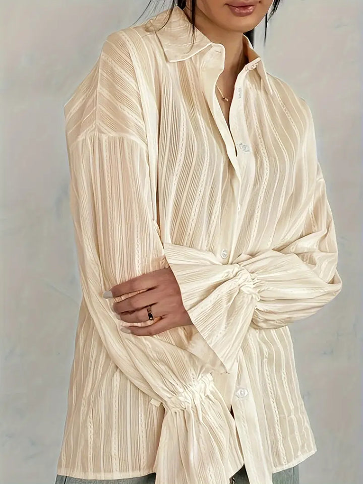 Delilah - Blouse élégante à manches longues pour femmes au style automnal