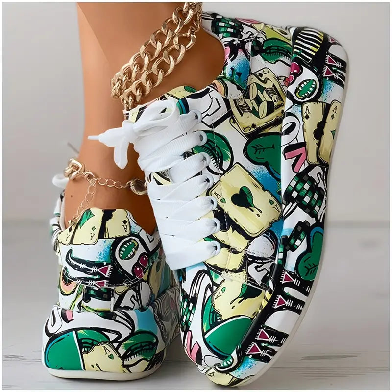 Lia™ - Baskets avec imprimé graffiti