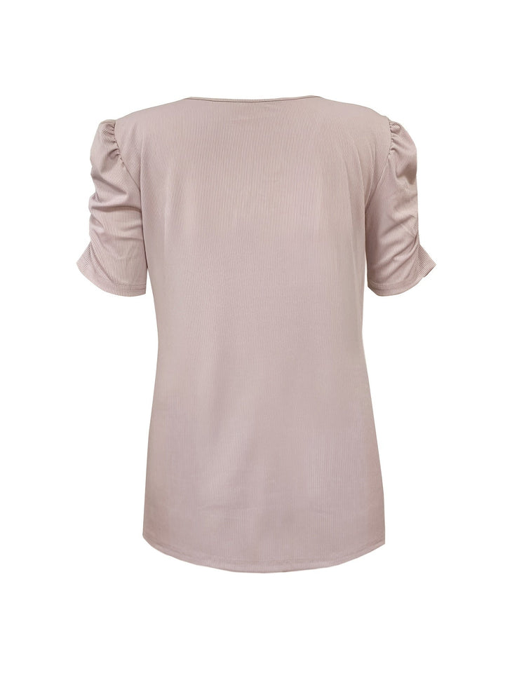 Elegant V-neck blouse for women by Rica