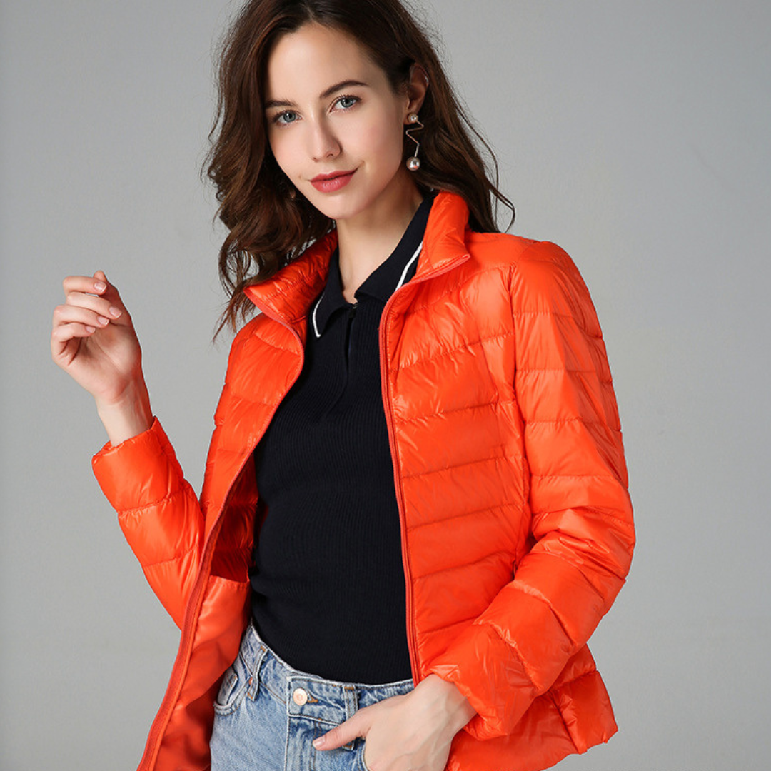 Sophie™ - Jacket made of soft cotton down material