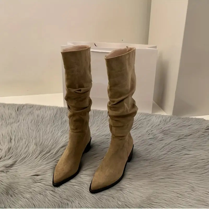 Stylish Mid-Calf Women's Boots by Daphne