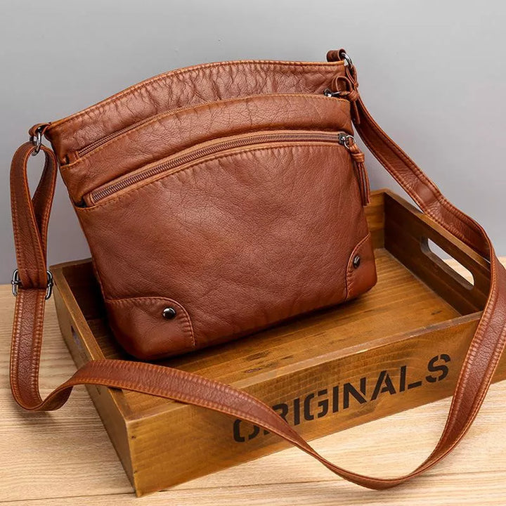 Lina™ - Premium-Leder Schultertasche