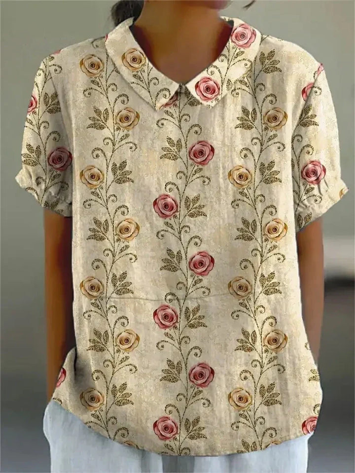 Mia™ - Blouse fleurie chic