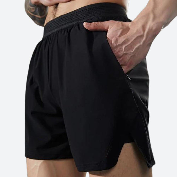 Shorts de sport 2 pièces stylés pour hommes - Adrian