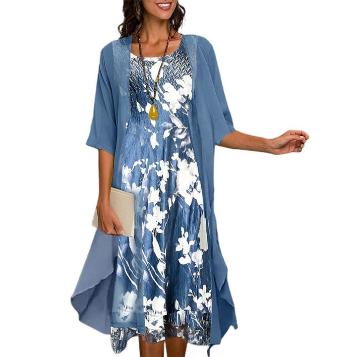 ANDREA - Robe d'été tendance et extensible pour confort et style