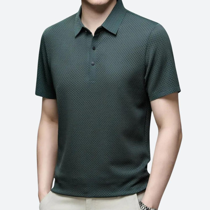 Polo de luxe structuré élégant pour hommes - Anton