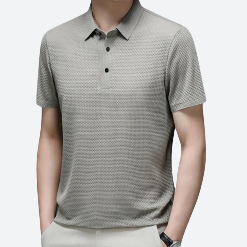 Polo de luxe structuré élégant pour hommes - Anton