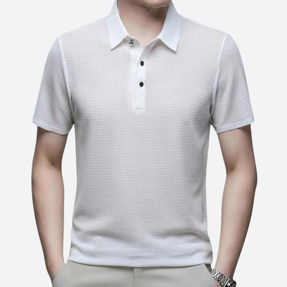 Polo de luxe structuré élégant pour hommes - Anton