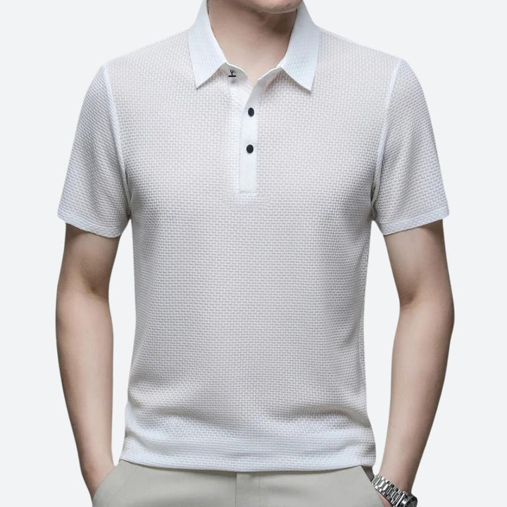 Polo de luxe structuré élégant pour hommes - Anton