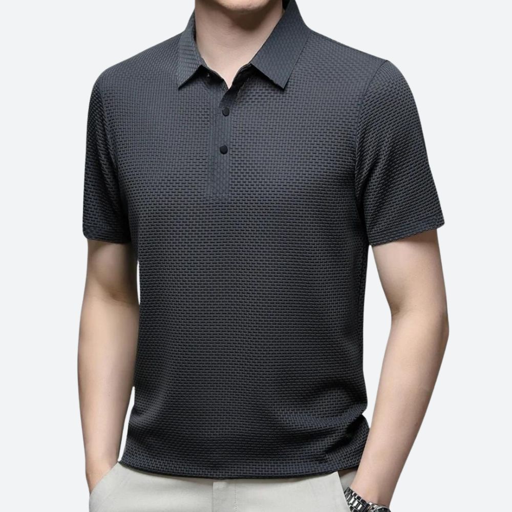 Polo de luxe structuré élégant pour hommes - Anton