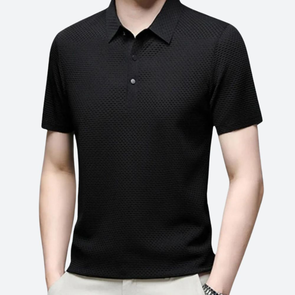 Polo de luxe structuré élégant pour hommes - Anton