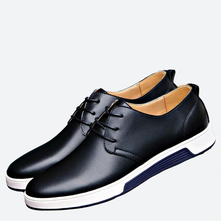 Elegant Orthopedic Leather Shoes for Men - August
