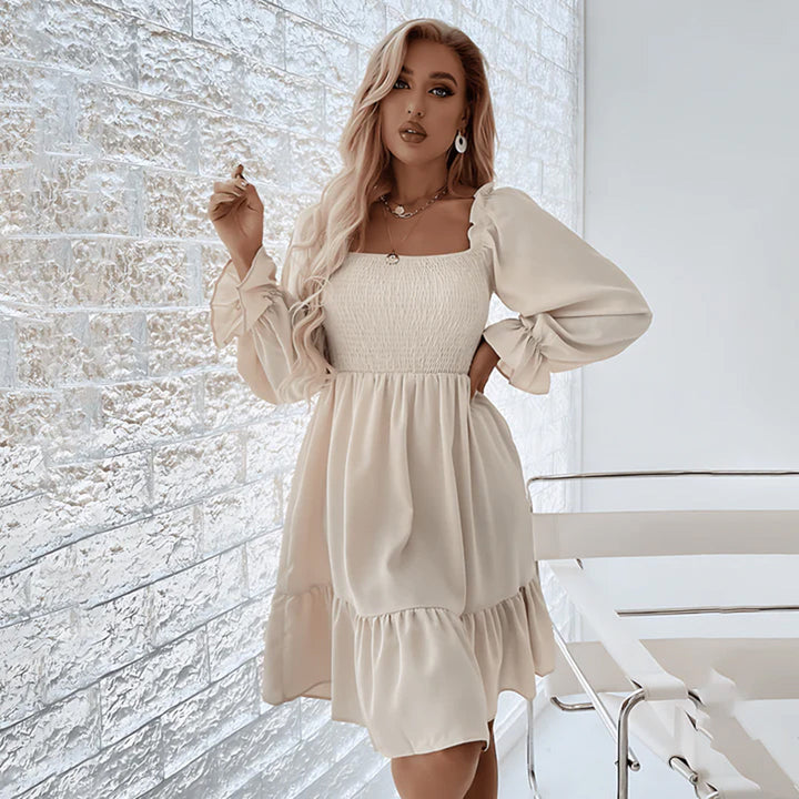 ARIA - Robe élégante avec volants raffinés