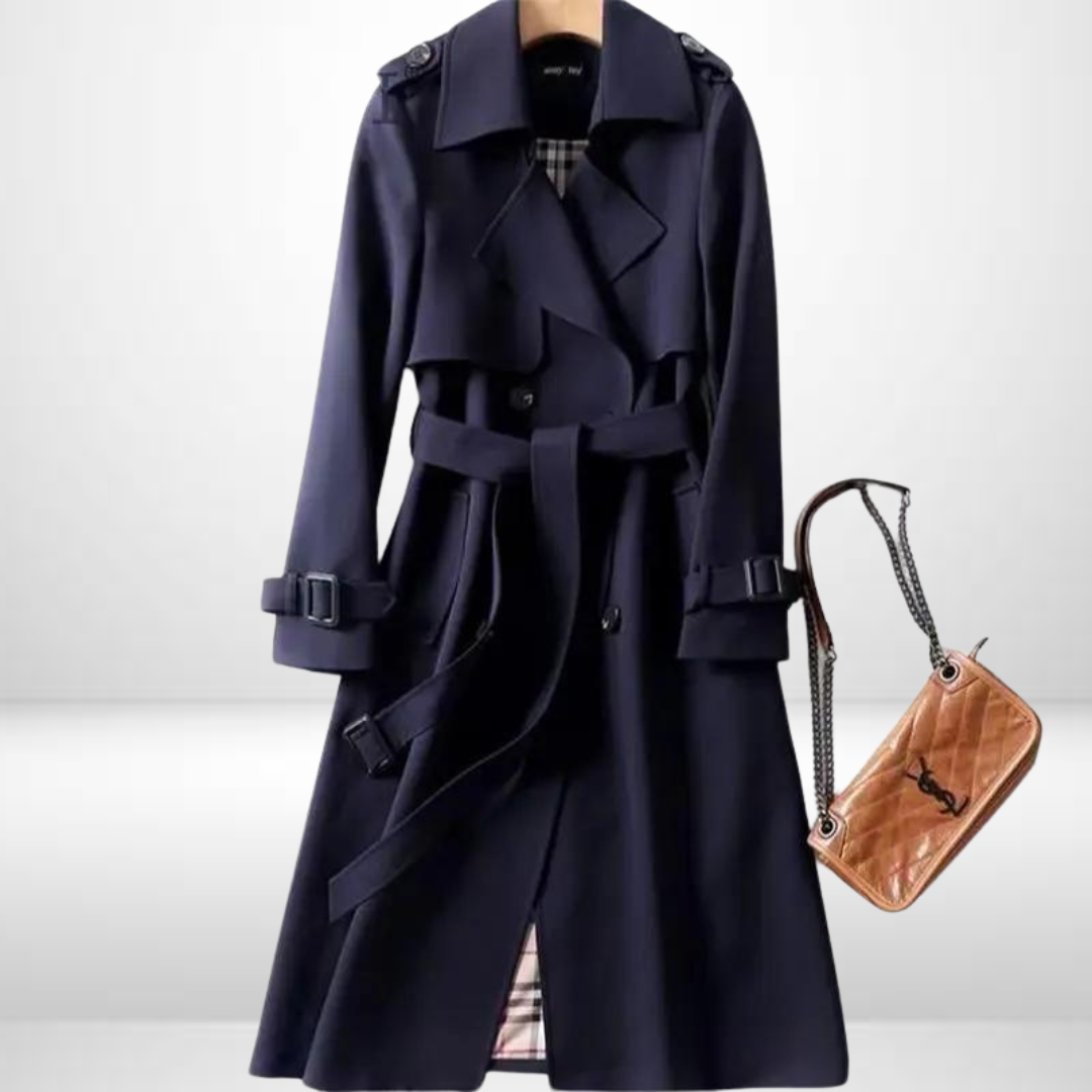 Leni™ - Trench-coat en coton premium