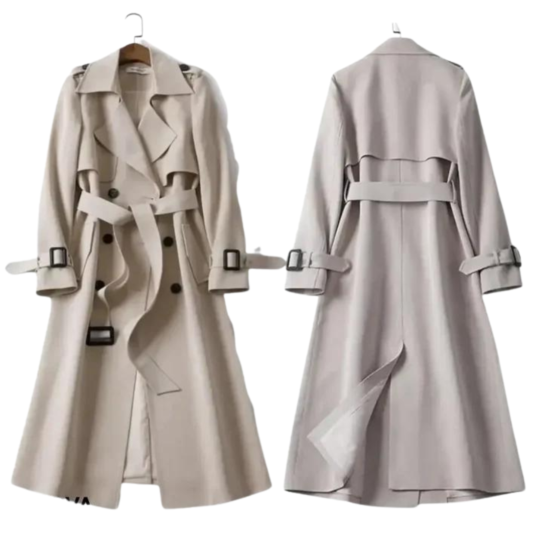 Leni™ - Trench-coat en coton premium