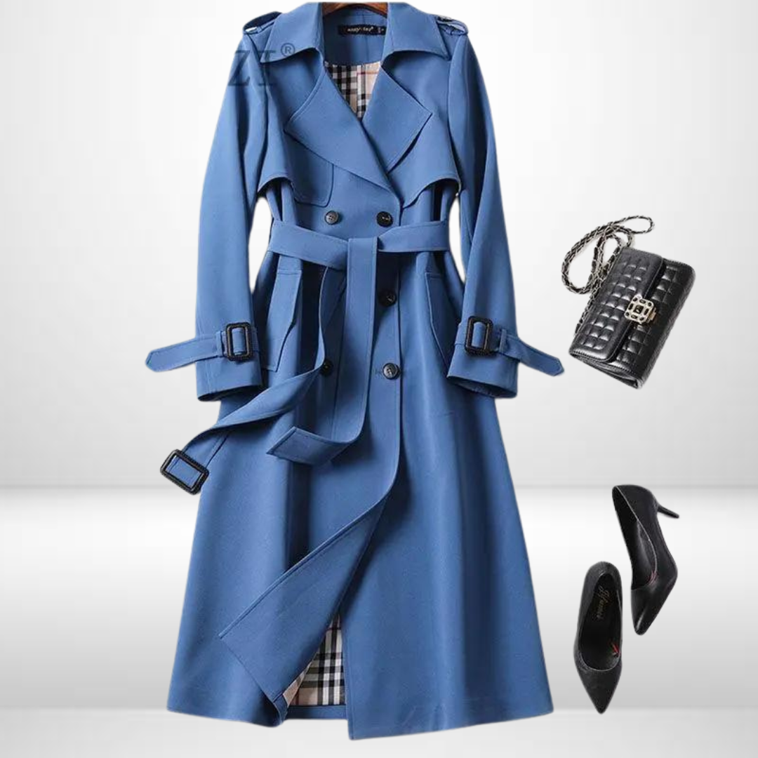 Leni™ - Trench-coat en coton premium