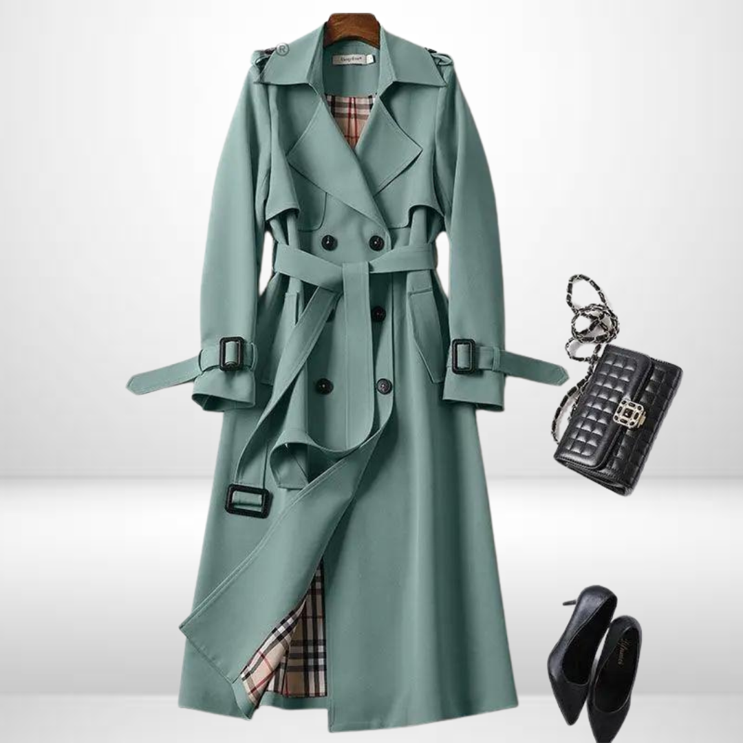 Leni™ - Trench-coat en coton premium