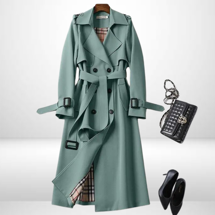 Leni™ - Trench-coat en coton premium