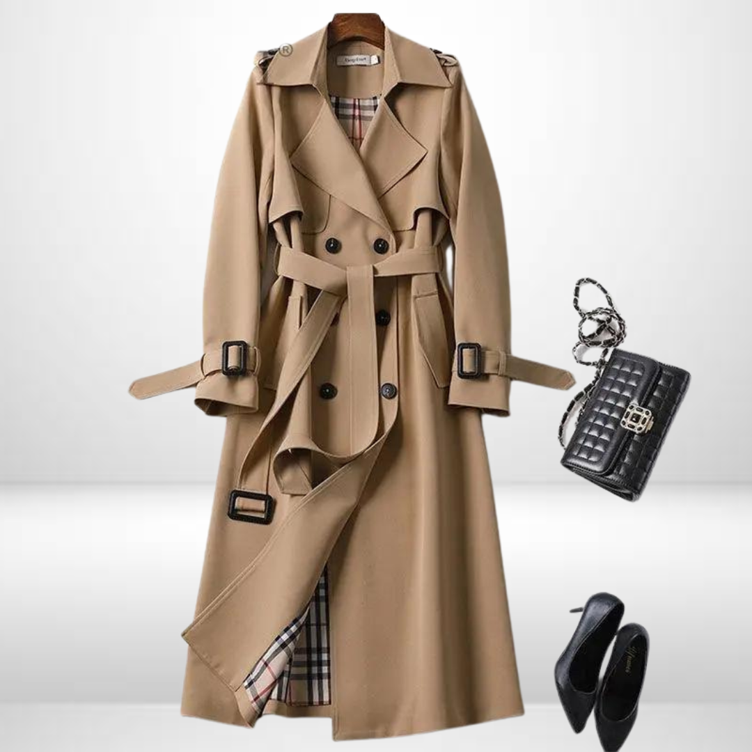 Leni™ - Trench-coat en coton premium